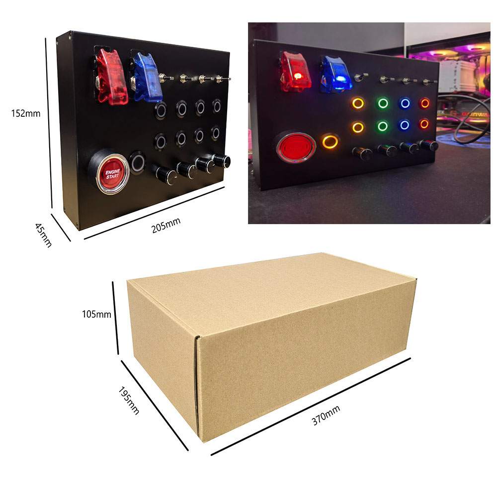 USB Control Box PC Simracing F - đánh giá và giá Arcade Button Pcb