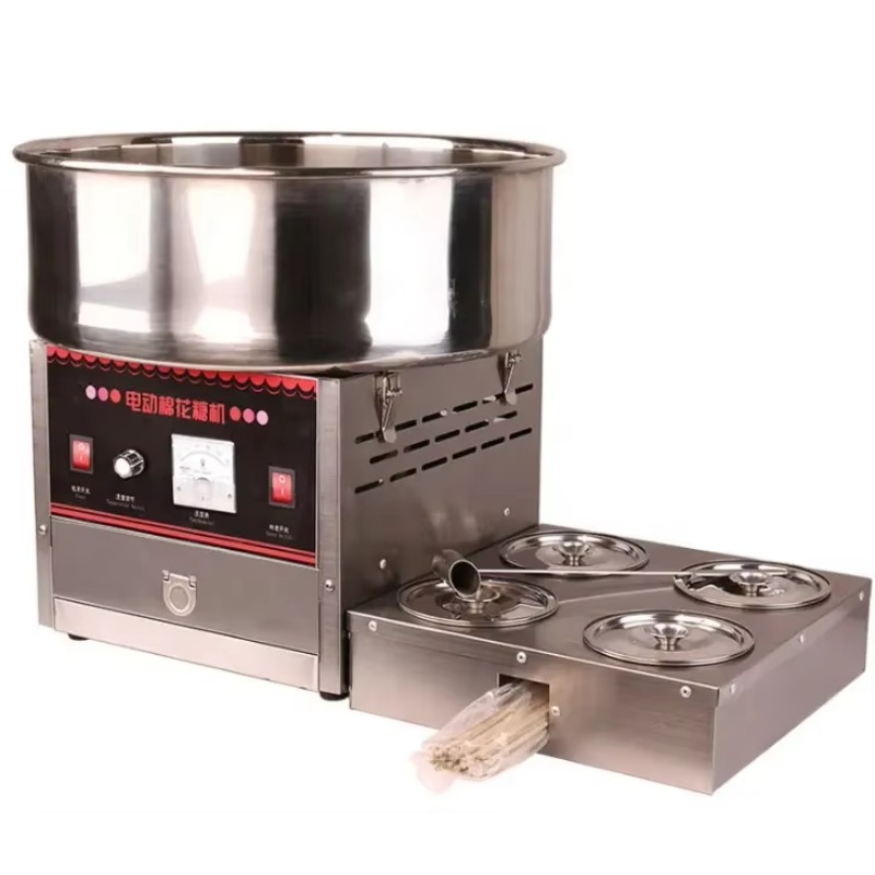 Fully Automatic Sweet Cotton C - đánh giá và giá Candy Floss Machine