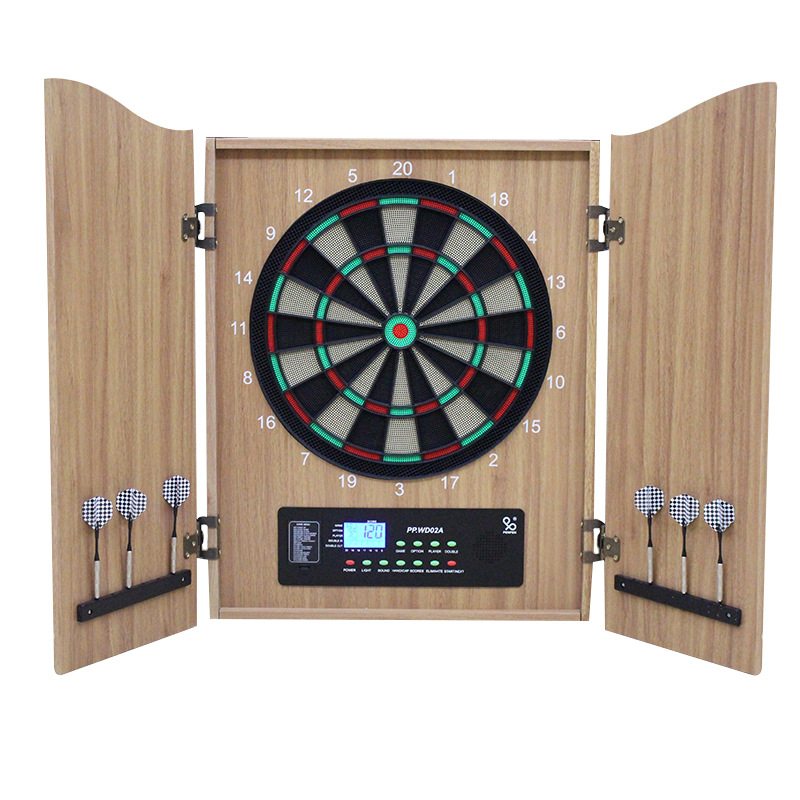 Luxury Wooden Electronic Dart  - đánh giá và giá Electronic Dartboard Cabinet